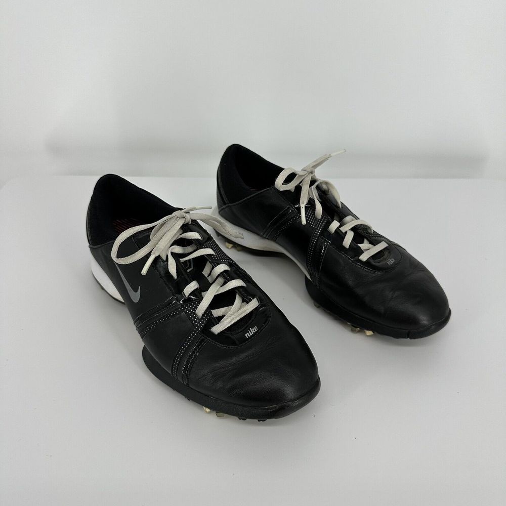 Nike Air Dormie 397198-001 Women’s Black Leather Golf Shoes Size 7